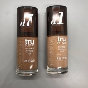 Covergirl Tru Blend Liquid Foundation in d7 & d1